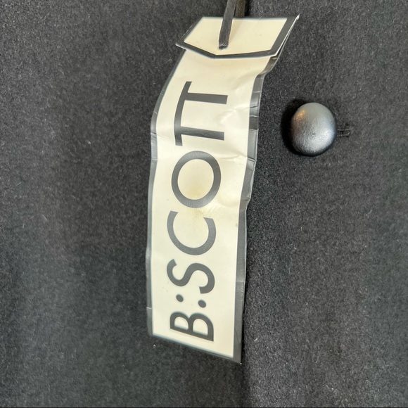 NEW NWT B:SCOTT Varsity Bomber Designer Wool Jacket - Picture 5 of 14